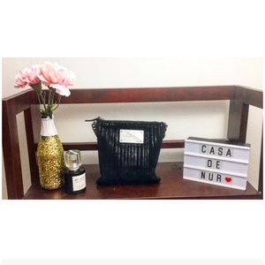 Kenneth Cole suede handbag